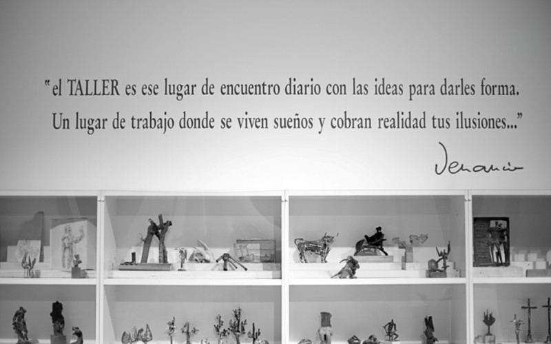 El taller. Divertimentos de taller. Venancio Blanco. Abril - Septiembre 2016. Sala de Exposiciones Santo Domingo de la Cruz, Salamanca