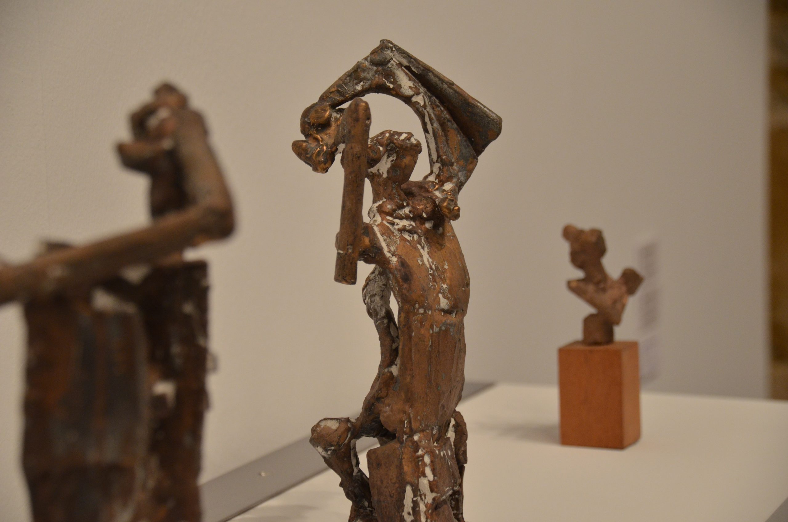 Bronces. Exposición Una Mirada Sincera. Venancio Blanco. Enero - Junio 2022. Sala de exposiciones Santo Domingo de la Cruz, Salamanca