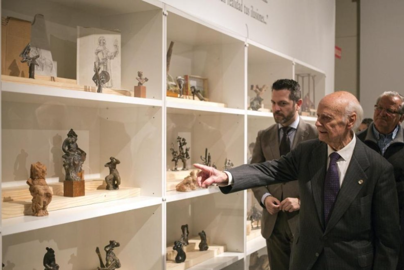 Inauguración de la exposición. Divertimentos de taller. Venancio Blanco. Abril - Septiembre 2016. Sala de Exposiciones Santo Domingo de la Cruz, Salamanca
