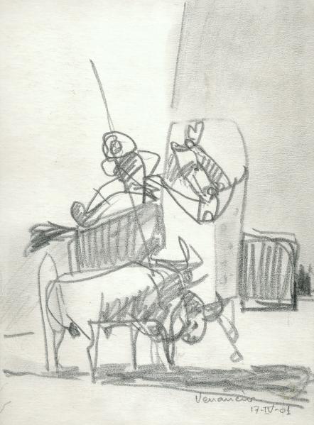 Dibujo. Tauromaquia. Venancio Blanco. Julio 2019 - Enero 2020. Sala de Exposiciones Santo Domingo de la Cruz, Salamanca