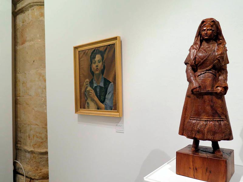 Retrato y charra. Retratos. Venancio Blanco. Sala de exposiciones de Santo Domingo de la Cruz. Octubre 2016-Abril 2017